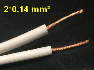 AnschlussKabel 2*0.14 mm²