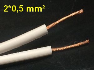 AnschlussKabel 2*0.5 mm²